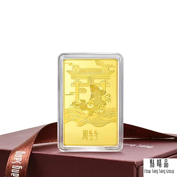 【點睛品】魚躍龍門 珍藏黃金金片_計價黃金(50克)