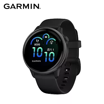 GARMIN vivoactive 6 GPS 智慧腕錶  光譜黑