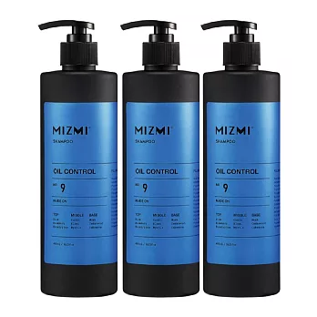 【MIZMI】頭皮調理洗髮精480ml*3入