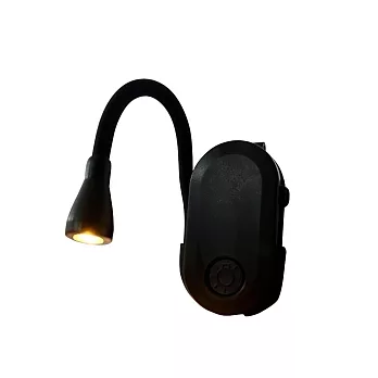 迷你袖珍小巧輔助夾燈 衣領口袋夾燈 夾書本閱讀燈 小夜燈 三種色光可調光 黑殼