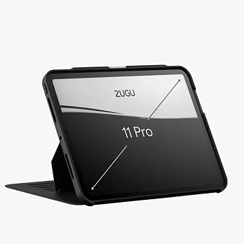 ZUGU｜iPad case 超薄防震保護殼 - pro 11＂ 2024 經典黑 經典黑