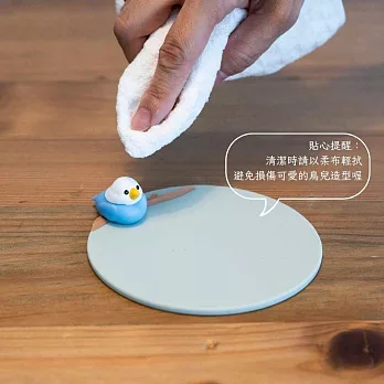 日本Biite鳥兒造型杯墊 -虎皮鸚鵡