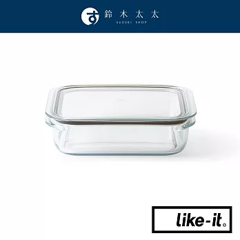 【LIKE-IT】耐冷熱清透密封萬用保鮮盒 1200ml 共2色- 透白 | 鈴木太太公司貨
