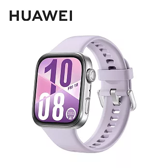 【限量送Band 9】HUAWEI 華為 Watch Fit 4 1.82吋智慧手錶 氟橡膠錶帶款  風信紫