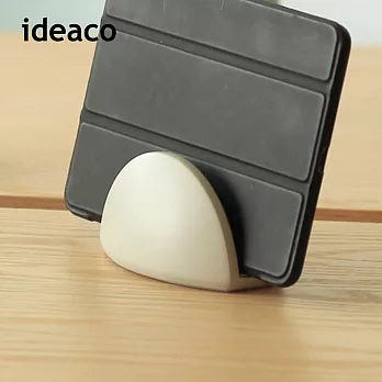 【日本ideaco】極簡風平板電腦收納架- 沙白