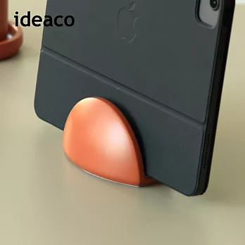 【日本ideaco】極簡風平板電腦收納架- 陶紅