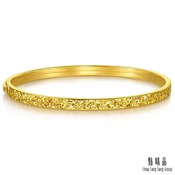 【點睛品】純粹之美 黃金手鐲_計價黃金(08)