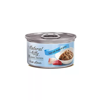 Natural Kitty 自然小貓 - 98%動物性蛋白質主食罐系列｜鮪魚佐鯛魚口味｜70gx24