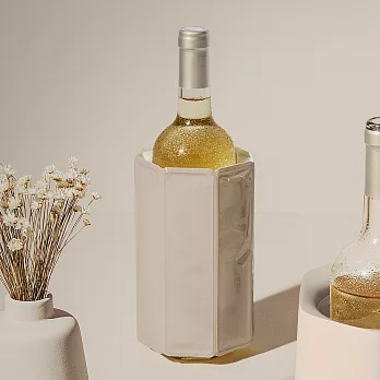 《Vacu Vin》軟性保冷冰桶(象牙白) | 冰酒桶 冰鎮桶 保冰桶