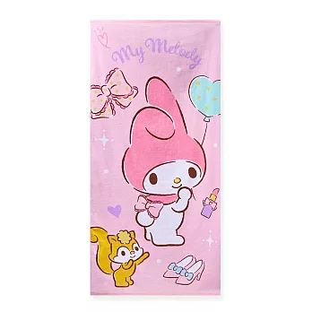 【ONEDER 旺達棉品】三麗鷗大浴巾 美樂蒂純棉浴巾 My Melody Sanrio浴巾-  美樂蒂 MM-DC001