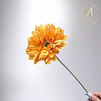 【Floral M】夏日繽紛小太陽非洲菊仿真花花材（3入組）- 熱情黃