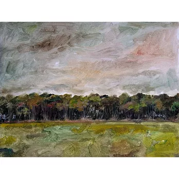 【玲廊滿藝】洪俊銘-田中樹林31.5x41cm