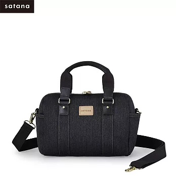 satana - New Denim 小波士頓包 - 丹寧黑