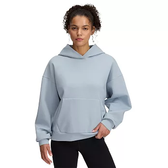 Under Armour 女 Unstoppable Fleece 連帽長袖套頭衫-1387884-466 S 藍色