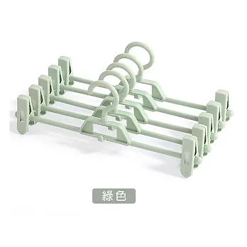 JIAGO 360度旋轉可疊加褲架(5入) 綠色
