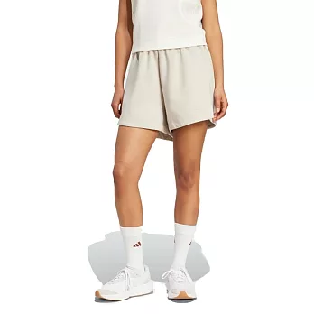 ADIDAS W ALL SZN SL SH 女 休閒短褲 JV9877 L 米白色