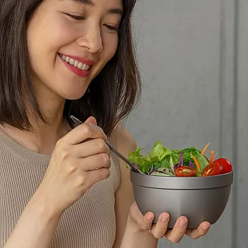 【Tihow 鈦好】日式輕量感純鈦碗家用雙層隔熱碗800ML (戶外湯碗 露營用品 泡麵碗)