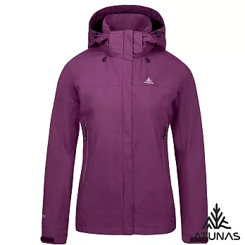 【ATUNAS 歐都納】女款縱橫戶外GORE-TEX 防水透氣單件式外套/大尺碼A1GTGZ04W- S 深紫