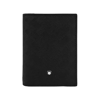 MONTBLANC Extreme 3.0 風尚系列對開4卡卡片夾/名片夾 (黑色)