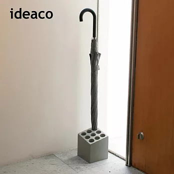 【日本ideaco】CUBE 砂岩9孔雨傘架- 岩灰