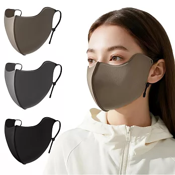 保護眼角加高貼心設計!! 無痕立體剪裁 保暖口罩 GOLOV.EJOY 秋冬防風面罩 口罩 騎車 自行車 登山 運動 高爾夫 旅遊 逛街 修飾臉型 小V臉 防塵防曬口罩 深灰色