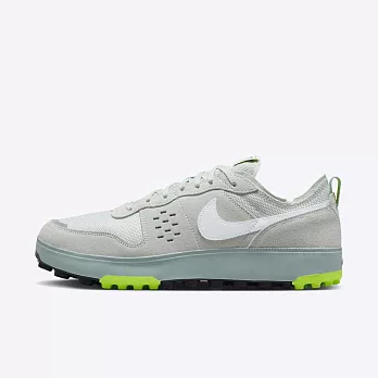 Nike 耐吉 C1TY [FZ3863-001] 男 運動休閒鞋 麂皮 透氣 反光 舒適 穿搭 灰 螢光綠 24cm 灰/螢黃