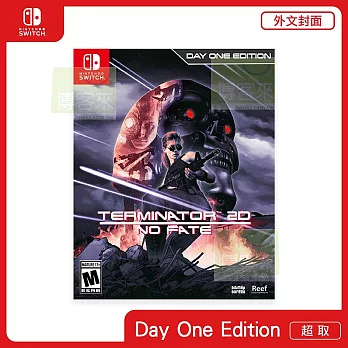 NS 任天堂 Switch 魔鬼終結者 2D：人定勝天 首日版 外文封面 中文版