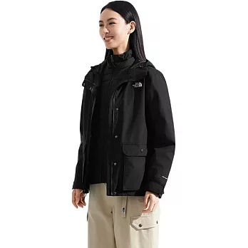 The North Face W TRAVEL TRICLIMATE JACKET - AP 女兩件式外套-NF0A8GK7JK3 L 黑色