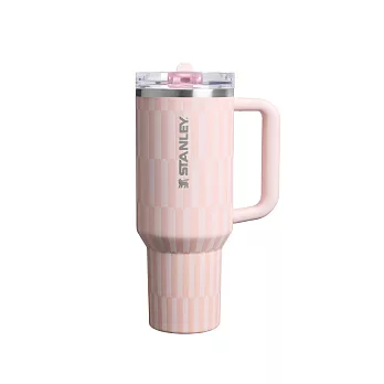 STANLEY 防漏吸管隨手杯 1.18L / 花磚粉