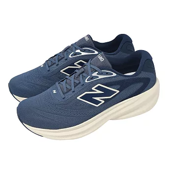 New Balance NB 慢跑鞋 Fresh Foam 680 V9 2E 寬楦 男鞋 藍 白 緩震 M6808FA-2E 25cm NAVY/WHITE