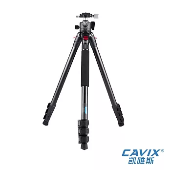 CAVIX 凱唯斯 AT-2540 旅行鋁合金無中軸腳架套組