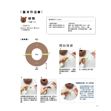 愛不釋手的動物毛線球 日本手作大賞冠軍的絕妙創意 書 製球器組