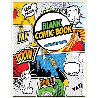 blank comic book for kids: Original Design - 120 pages - 8.5 x 11