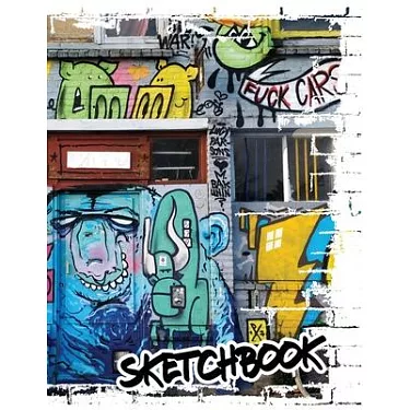 Sketch Book 8.5 x11 Sketchbook Drawing Book Blackbook Graffiti