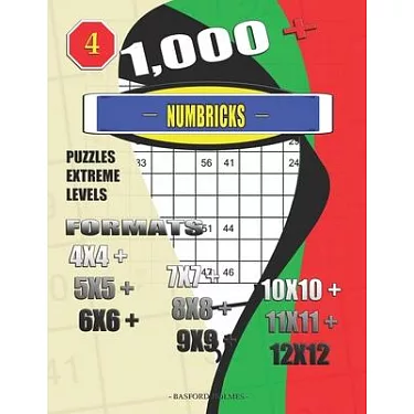 1,000 + New sudoku killer 10x10: Logic puzzles extreme levels (Paperback)