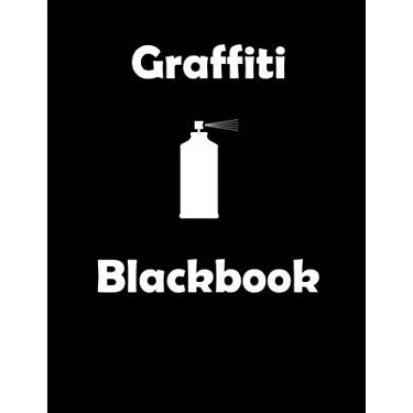 Sketch Book 8.5 x11 Sketchbook Drawing Book Blackbook Graffiti