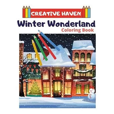 博客來-Creative Haven Winter Wonderland Coloring Book: Adult Coloring