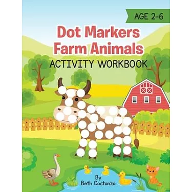 Dot Markers Activity Book Animals for Kids