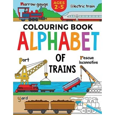 Alphabet Train Workbook I Am A Train (Board Book) | Brilliant Books