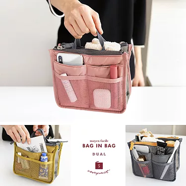 Invite.L Dual Mesh Purse Organizer, Ajaccio