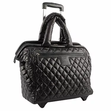 Chanel 2012 Coco Cocoon Quilted Case Trolley Black Luggage, 44% OFF