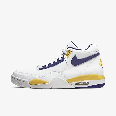 博客來-Nike Flight Legacy [BQ4212-102] 男運動鞋休閒湖人隊配色氣墊 