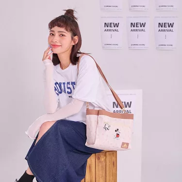 博客來-【Disney】米奇-復古米奇-兩用手提包-米PTD23-E4-53BG 