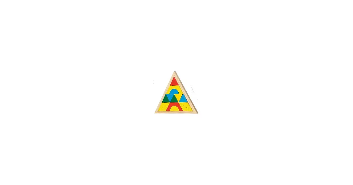 彩色金字塔幾何立體拼圖 | 拾書所