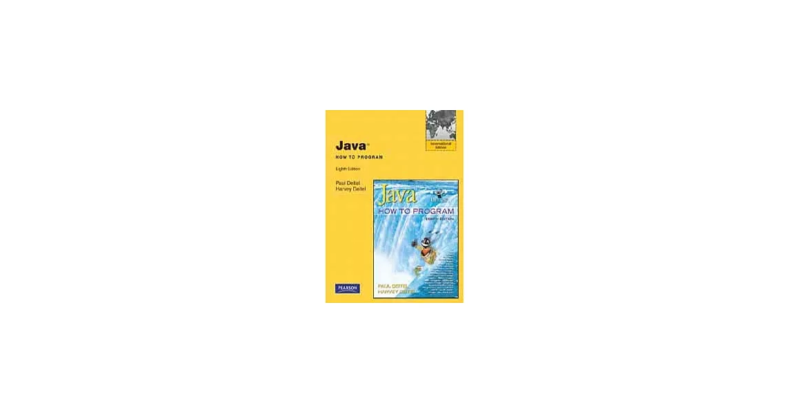 JAVA HOW TO PROGRAM: EARLY OBJECTS VERSION 8/E(M-PIE)(W/CD) | 拾書所