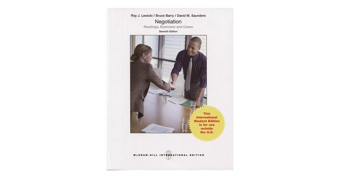 Negotiation: Readings, Exercises, and Cases(7版)