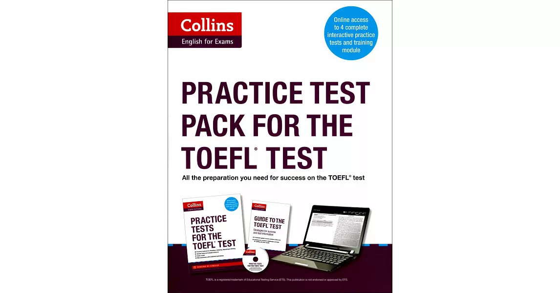 Collins-Practice Test Pack for the TOEFL Test with Guide & MP3 CD/1片 | 拾書所