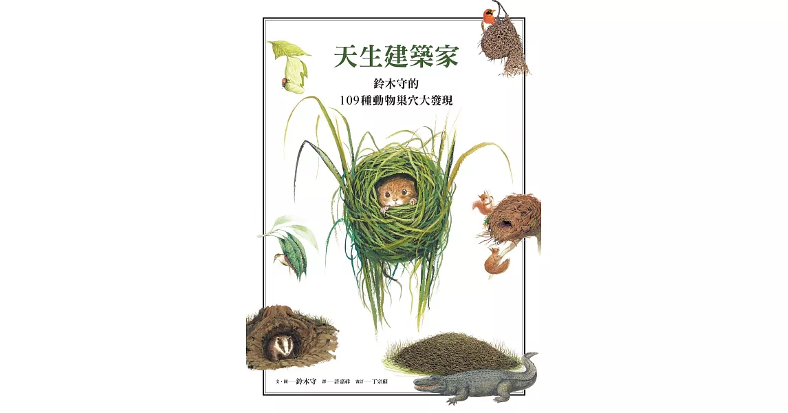 天生建築家：鈴木守的109種動物巢穴大發現 | 拾書所