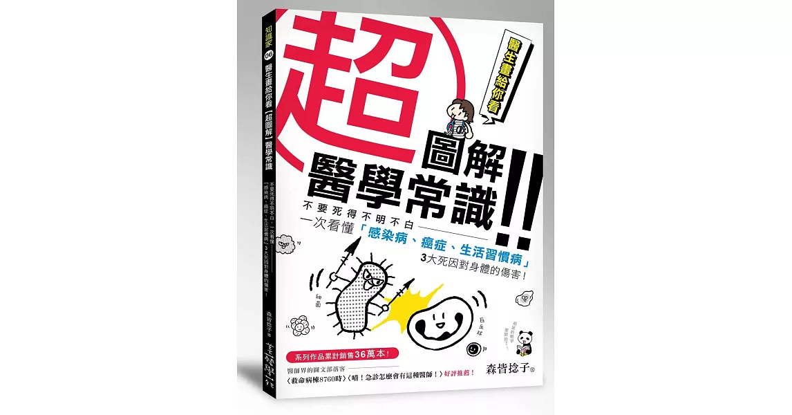 醫生畫給你看【超圖解】醫學常識：不要死得不明不白，一次看懂「感染病、癌症、生活習慣病」3大死因對身體的傷害！ | 拾書所