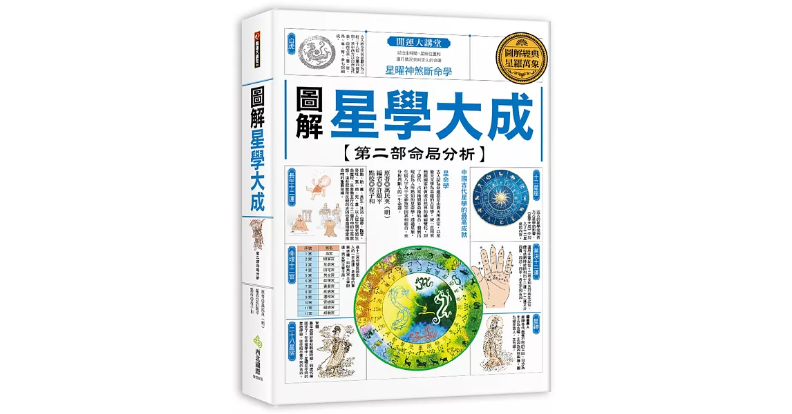 圖解星學大成【第二部命局分析】：星曜神煞斷命學 | 拾書所